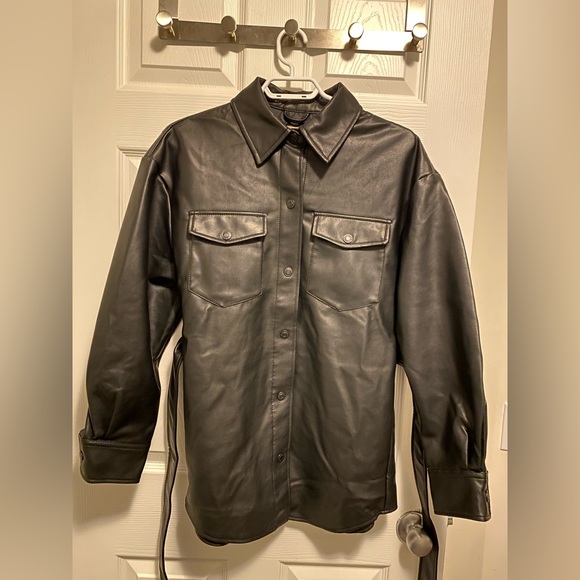 BNWT Black leather jacket - Picture 11 of 13